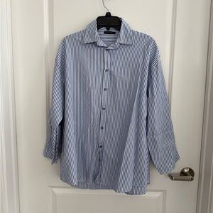 Blue Striped Men's Shirt